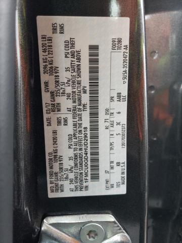 Photo 14 from auction – 2017 FORD ESCAPE SE with VIN 1FMCU0GD4HUD29018