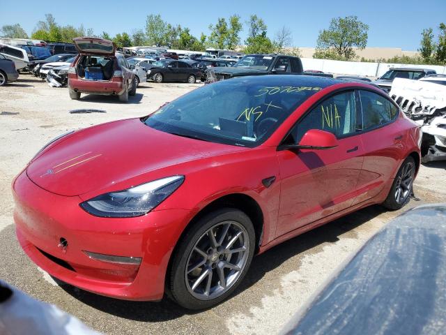 TESLA MODEL 3 2022 with VIN 5YJ3E1EB9NF332235 - Photo from auction