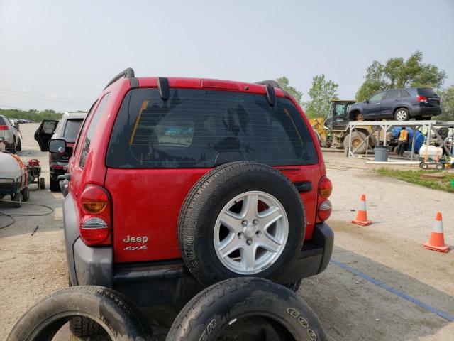 Photo 6 from auction – 2004 JEEP LIBERTY SP with VIN 1J4GL48K54W276951