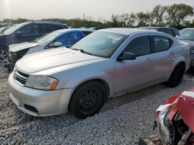 DODGE AVENGER SE 2012 with VIN 1C3CDZAB1CN129057 - Photo from auction
