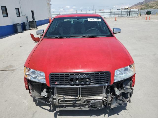 Photo 5 from auction – 2005 AUDI S4 with VIN WAUPL68E65A055818