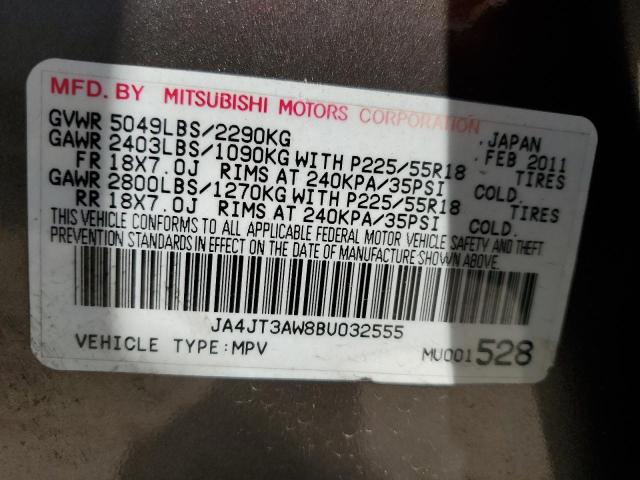 Photo 14 from auction – 2011 MITSUBISHI OUTLANDER with VIN JA4JT3AW8BU032555