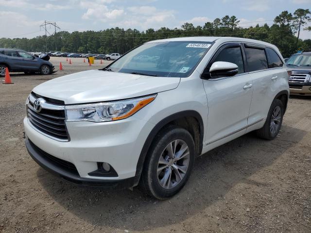 TOYOTA HIGHLANDER 2014 مع رقم تعريف المركبة 5TDZKRFH8ES006572 - صورة من المزاد