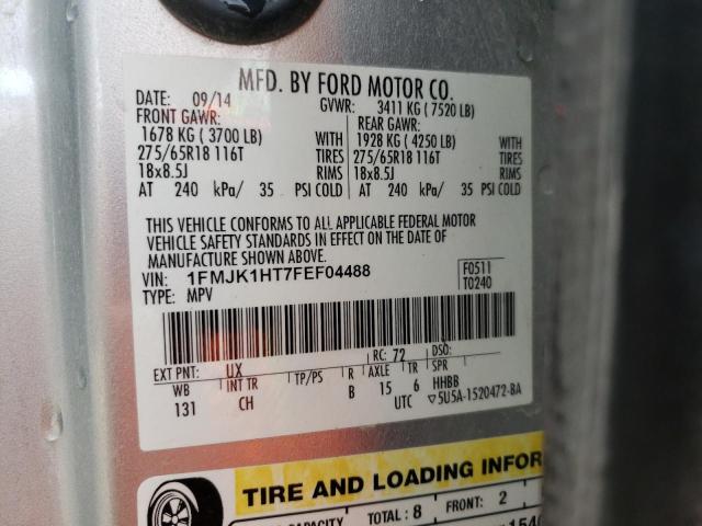 Photo 14 from auction – 2015 FORD EXPEDITION with VIN 1FMJK1HT7FEF04488