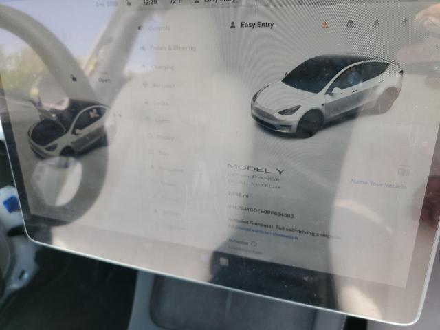 Photo 9 from auction – 2023 TESLA MODEL Y with VIN 7SAYGDEE0PF634563