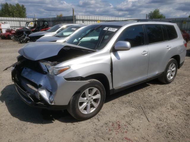 TOYOTA HIGHLANDER 2012 with VIN 5TDBK3EHXCS129173 - Photo from auction