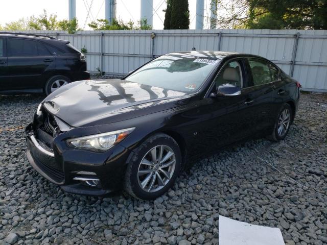 Photo 1 from auction – 2014 INFINITI Q50 BASE with VIN JN1BV7AR1EM702380