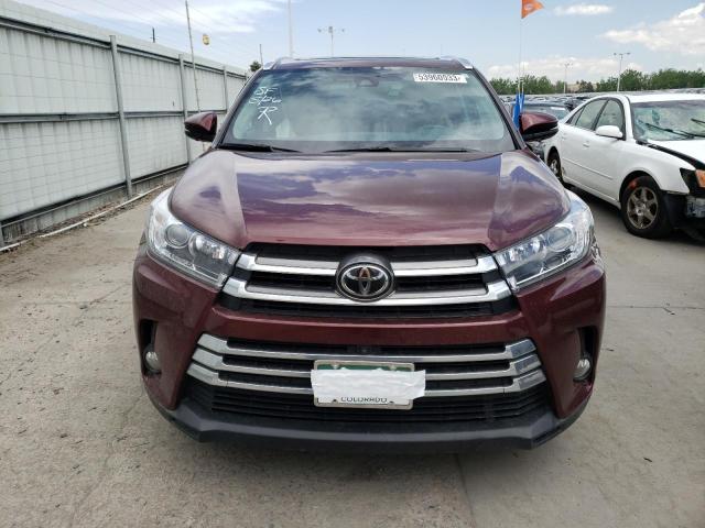 Photo 5 from auction – 2017 TOYOTA HIGHLANDER with VIN 5TDDZRFH5HS434514
