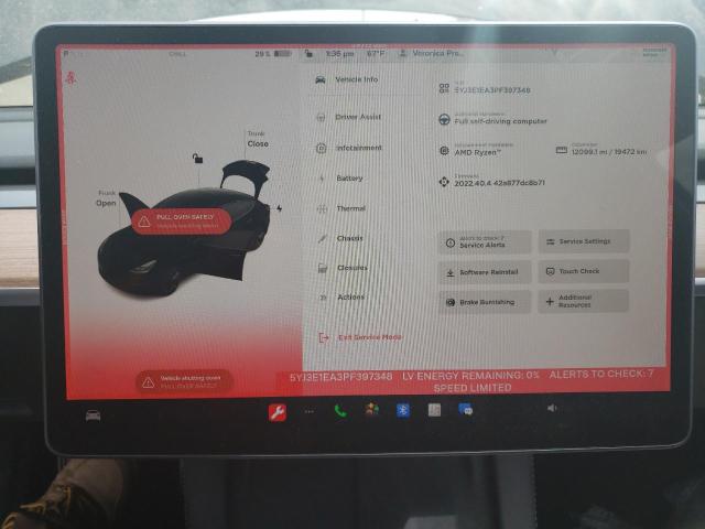 Photo 9 from auction – 2023 TESLA MODEL 3 with VIN 5YJ3E1EA3PF397348