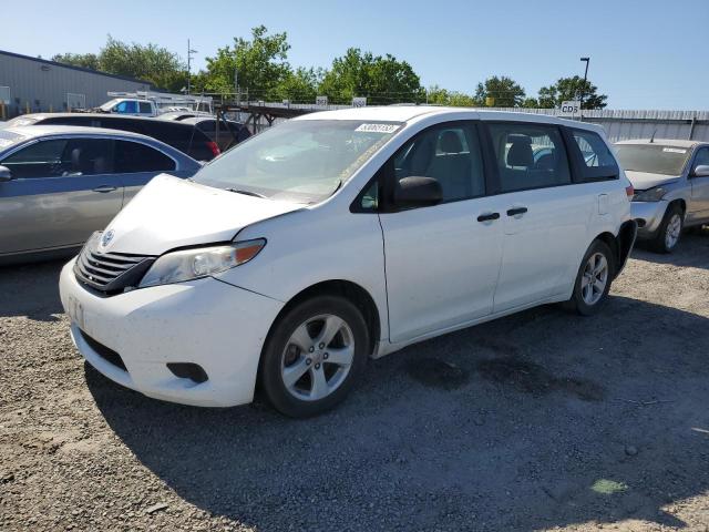 TOYOTA SIENNA BAS 2011 with VIN 5TDKA3DCXBS002480 - Photo from auction