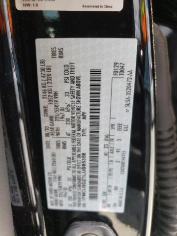 Photo 14 from auction – 2020 FORD ESCAPE TIT with VIN 1FMCU9DZ1LUB85358