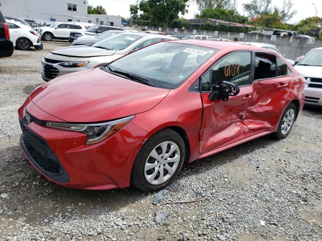 Photo 1 from auction – 2021 TOYOTA COROLLA LE with VIN JTDEPMAE9MJ173308