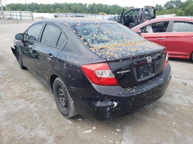 Photo 2 from auction – 2012 HONDA CIVIC LX with VIN 19XFB2F58CE311058