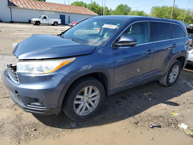 TOYOTA HIGHLANDER 2014 with VIN 5TDZKRFH5ES034278 - Photo from auction