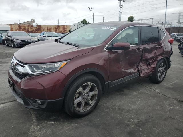 HONDA CR-V EX 2017 with VIN 7FARW1H52HE015662 - Photo from auction