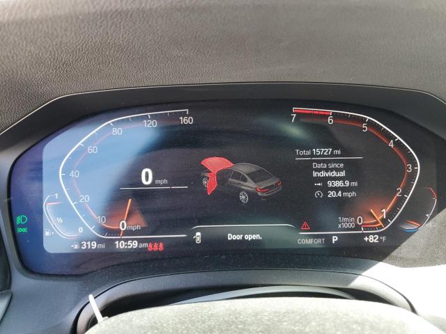 Photo 9 from auction – 2021 BMW 330I with VIN 3MW5R1J00M8B50750