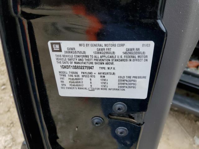 Photo 14 from auction – 2003 GMC ENVOY with VIN 1GKDT13S832275947