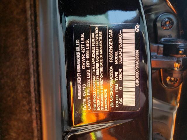 Photo 14 from auction – 2017 INFINITI QX30 BASE with VIN SJKCH5CP0HA025334
