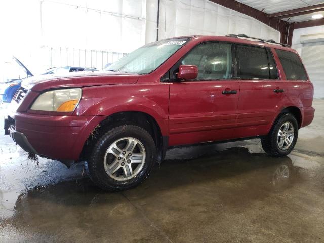 HONDA PILOT EXL 2005 with VIN 5FNYF18695B058648 - Photo from auction