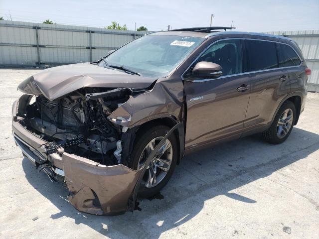 TOYOTA HIGHLANDER 2019 with VIN 5TDDGRFH9KS065895 - Photo from auction