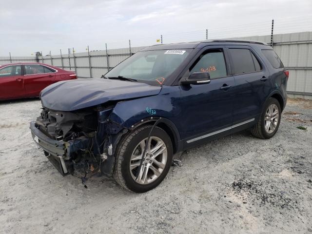 FORD EXPLORER X 2017 with VIN 1FM5K7D89HGD48693 - Photo from auction