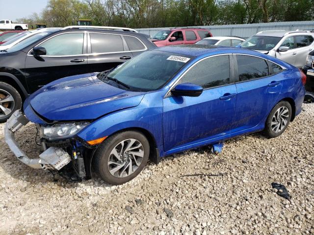 HONDA CIVIC EX 2018 with VIN 19XFC2F72JE005694 - Photo from auction