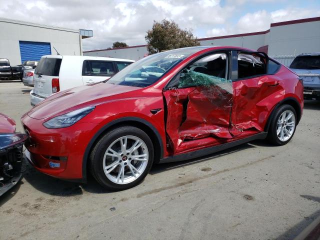 TESLA MODEL Y 2021 с VIN 5YJYGDEE7MF070693 - Фото с аукциона