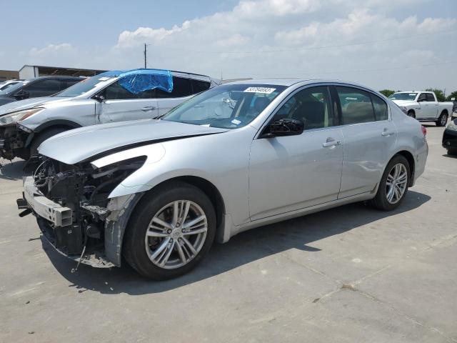 INFINITI G25 BASE 2012 with VIN JN1DV6AP7CM810100 - Photo from auction
