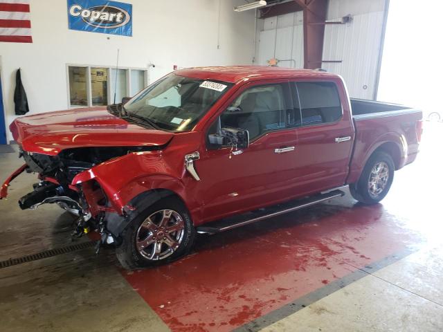 FORD F150 SUPER 2021 with VIN 1FTEW1EP7MKE91662 - Photo from auction