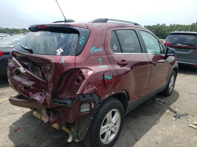 Photo 3 from auction – 2016 CHEVROLET TRAX 1LT with VIN 3GNCJLSB1GL152464