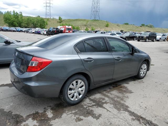 Photo 3 from auction – 2012 HONDA CIVIC LX with VIN 2HGFB2F50CH537701