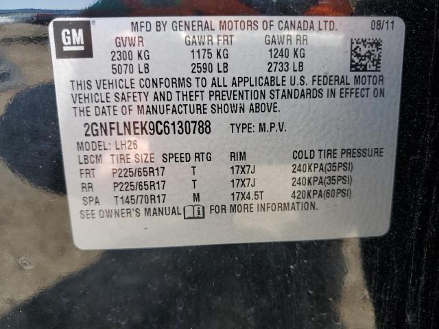 Photo 14 from auction – 2012 CHEVROLET EQUINOX LT with VIN 2GNFLNEK9C6130788