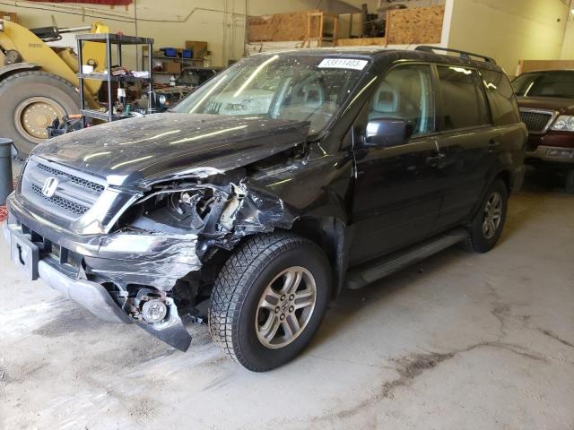 HONDA PILOT EXL 2004 with VIN 2HKYF18614H538053 - Photo from auction