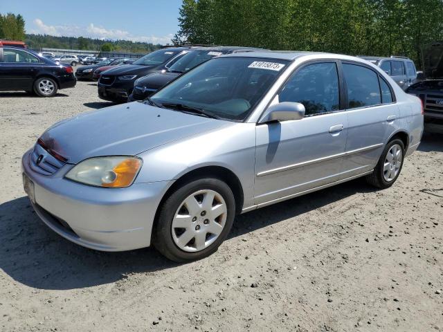 Photo 1 from auction – 2001 HONDA CIVIC EX with VIN 2HGES26721H553344