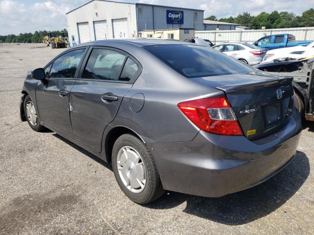 Photo 2 from auction – 2012 HONDA CIVIC HF with VIN 2HGFB2F61CH519376