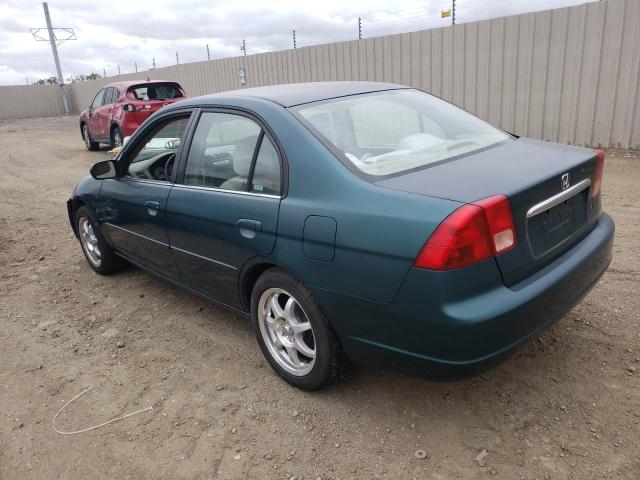 Photo 2 from auction – 2002 HONDA CIVIC LX with VIN 2HGES16552H587367
