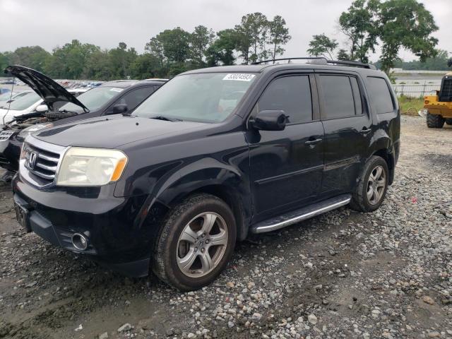 HONDA PILOT EXLN 2013 with VIN 5FNYF3H79DB013826 - Photo from auction