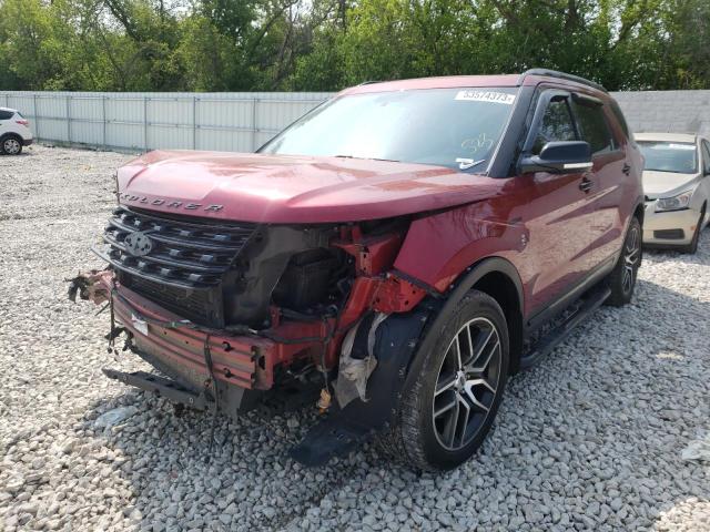 Photo 1 from auction – 2017 FORD EXPLORER S with VIN 1FM5K8GT1HGD23664