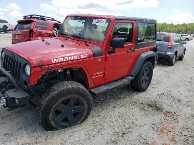 JEEP WRANGLER S 2012 with VIN 1C4AJWAG0CL285382 - Photo from auction
