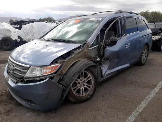 HONDA ODYSSEY EX 2013 with VIN 5FNRL5H61DB077598 - Photo from auction
