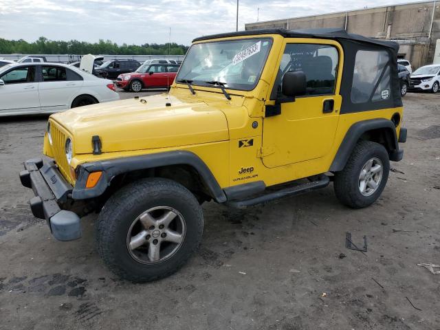 JEEP WRANGLER X 2004 with VIN 1J4FA39S84P708047 - Photo from auction