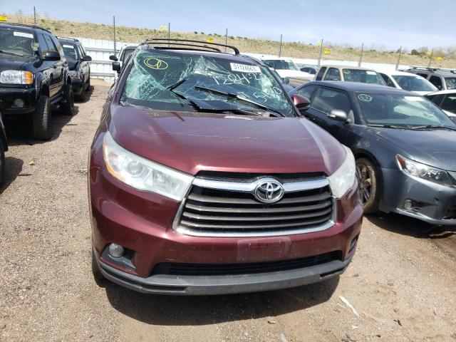 Photo 5 from auction – 2014 TOYOTA HIGHLANDER with VIN 5TDJKRFH2ES010940