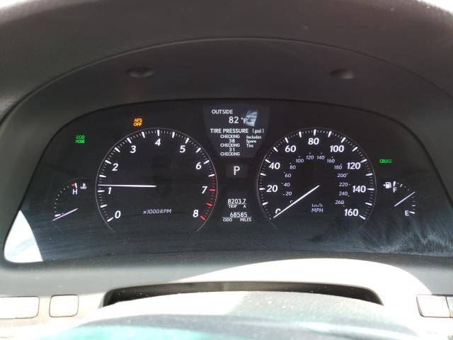 Photo 9 from auction – 2012 LEXUS LS 460 with VIN JTHBL5EFXC5109209