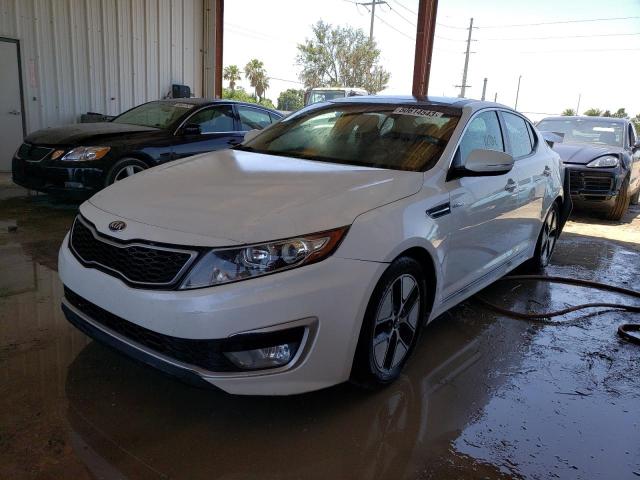 KIA OPTIMA HYB 2013 with VIN KNAGM4AD7D5042327 - Photo from auction