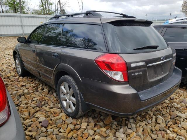 Photo 2 from auction – 2009 SUBARU OUTBACK 2. with VIN 4S4BP61C397340050