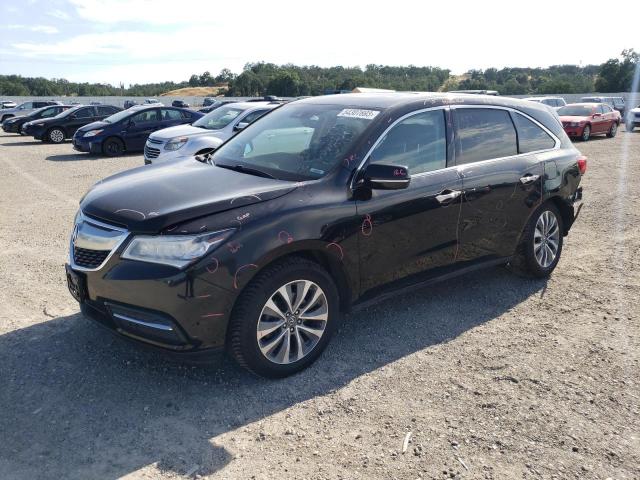 ACURA MDX TECHNO 2016 مع رقم تعريف المركبة 5FRYD3H65GB001933 - صورة من المزاد