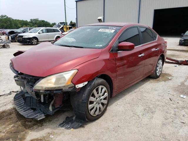 NISSAN SENTRA S 2015 with VIN 3N1AB7AP8FL663351 - Photo from auction