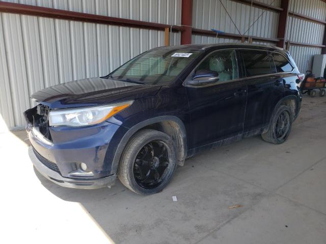 TOYOTA HIGHLANDER 2015 with VIN 5TDDKRFH4FS092832 - Photo from auction