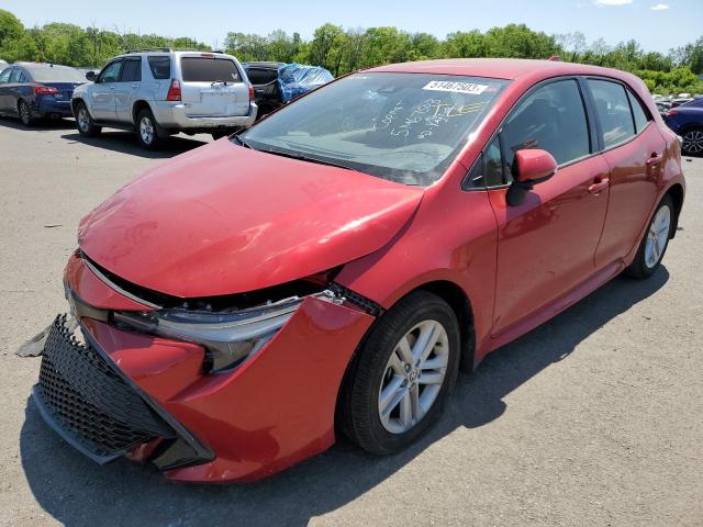 TOYOTA COROLLA SE 2021 with VIN JTND4MBE7M3143971 - Photo from auction