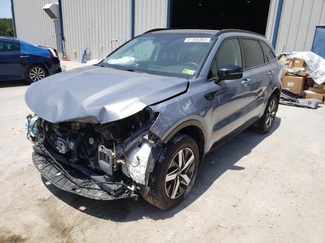 KIA SORENTO EX 2021 with VIN 5XYRHDLF6MG028330 - Photo from auction